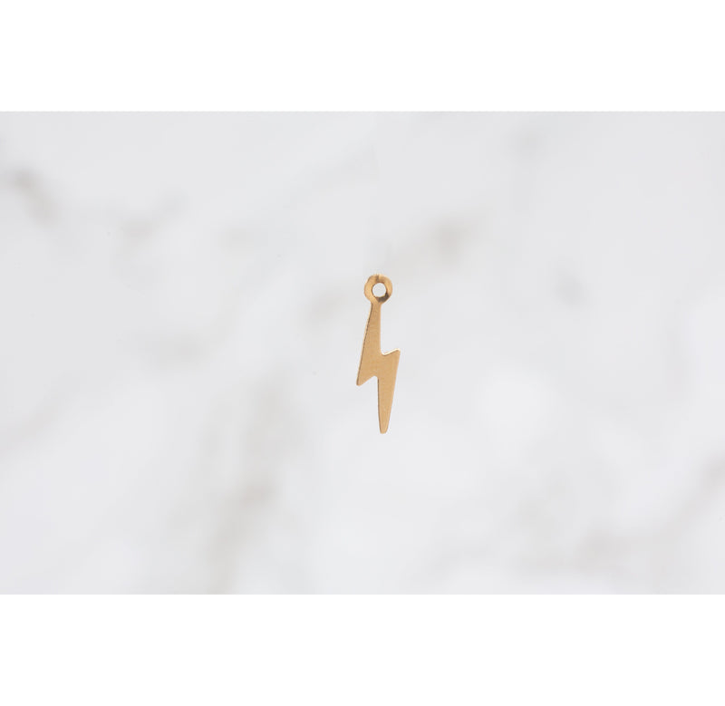 Load image into Gallery viewer, Delta Star Charm- 14K Gold
