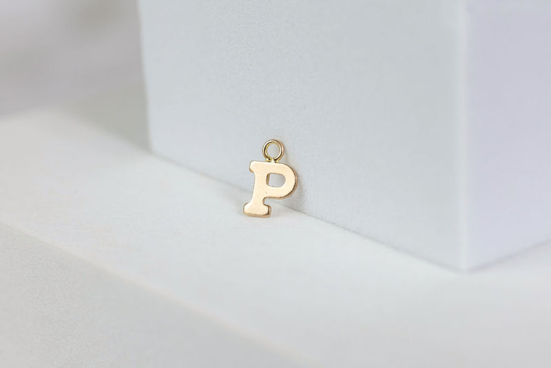 Load image into Gallery viewer, Sterling Silver  Letter  charm
