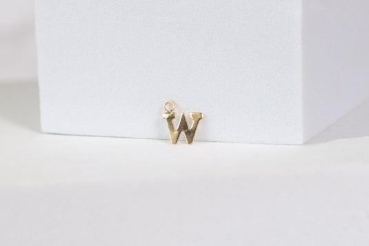 Yellow Gold  Letter  Gold  charm  14k Gold  14k