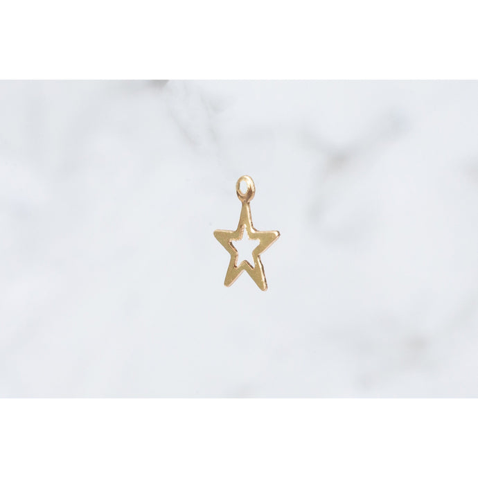 Yellow Gold  star  Gold Filled  Gold  charm