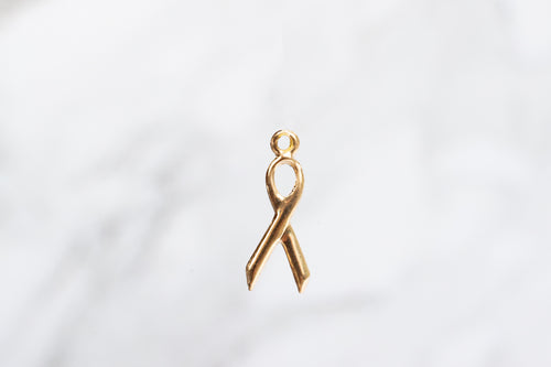 Ribbon Charm - 14K Gold Filled (Yellow)