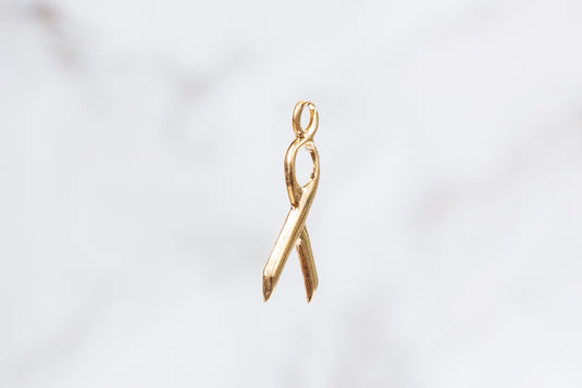 Ribbon Charm - 14K Gold Filled (Yellow)