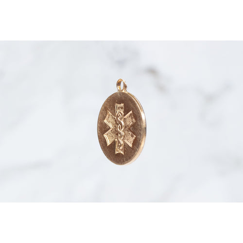 Medical  Gold Filled  Gold  charm