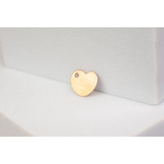 Heart Charm - Gold Filled (Yellow)