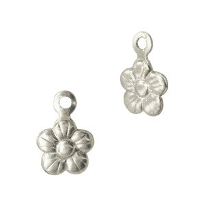 Flower Charm - Sterling Silver