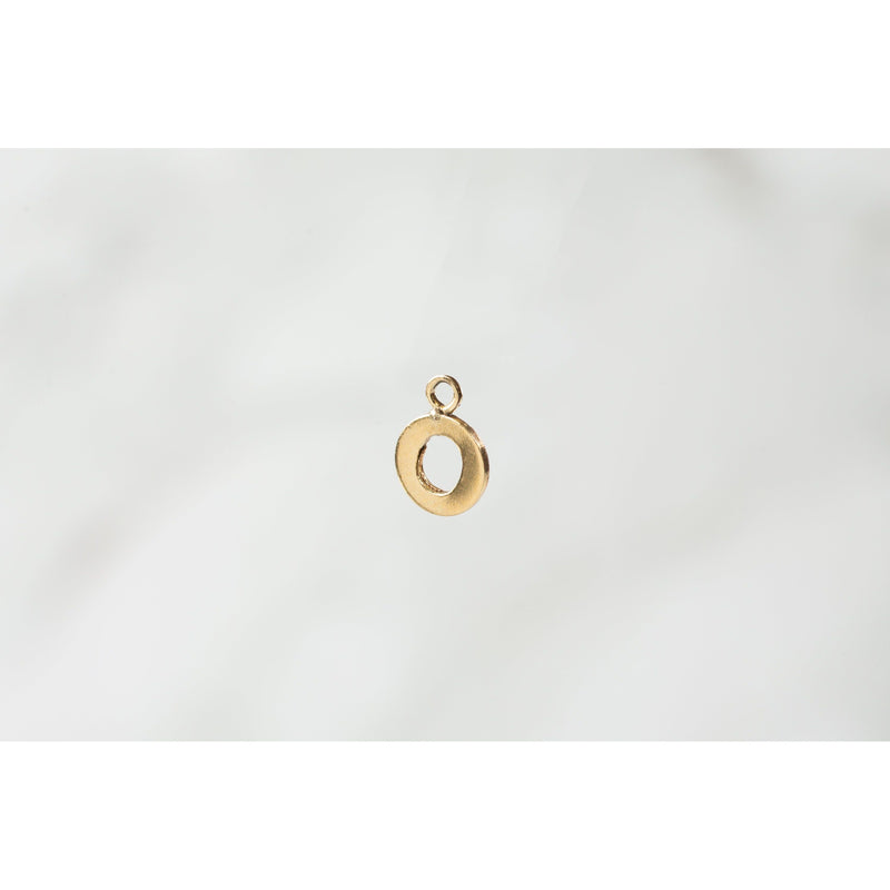 Load image into Gallery viewer, Yellow Gold Letter Gold Filled charm
