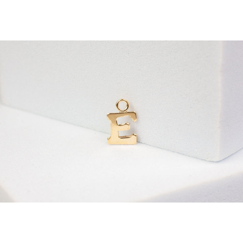 Load image into Gallery viewer, Yellow Gold  Letter  Gold Filled  charm
