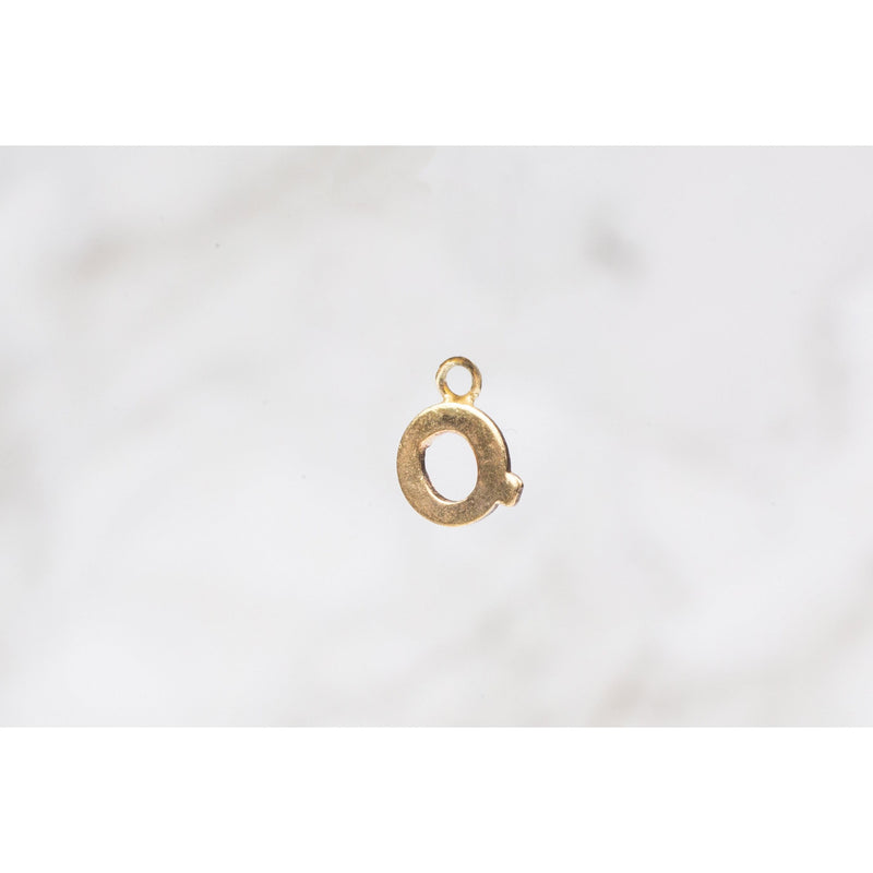 Load image into Gallery viewer, Yellow Gold  Letter  Gold Filled  charm
