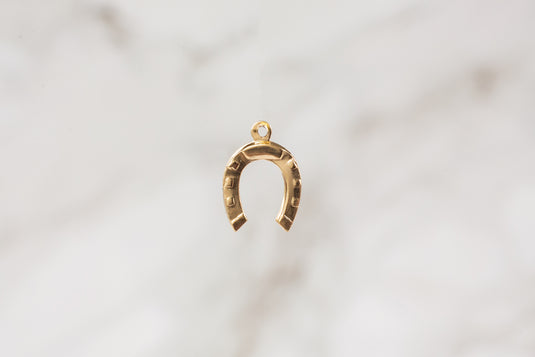 Horseshoe Charm - 14K Gold Filled (Yellow)