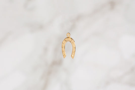 Horseshoe Charm - 14K Gold Filled (Yellow)
