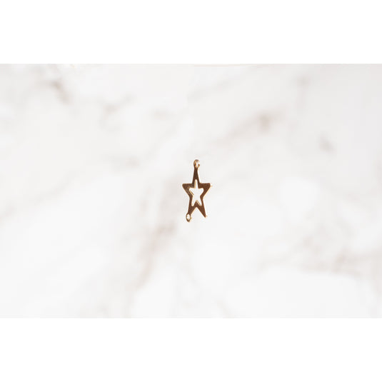 Archer Star Charm - Gold Filled (Yellow)