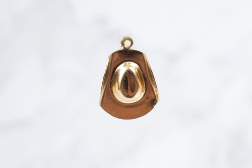Cowboy Hat Charm - 14K Gold Filled (Yellow)