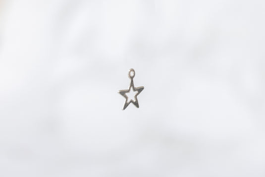 Dara Star Charm - Sterling Silver