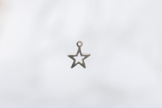 Sterling Silver  star  charm