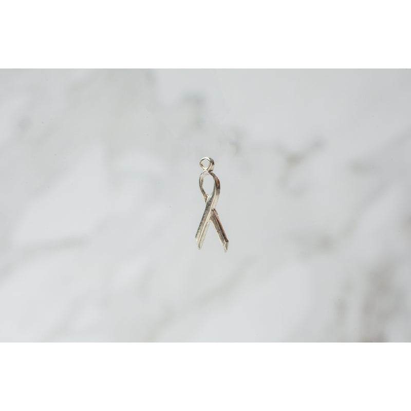 Load image into Gallery viewer, Sterling Silver White Ribbon Charms
