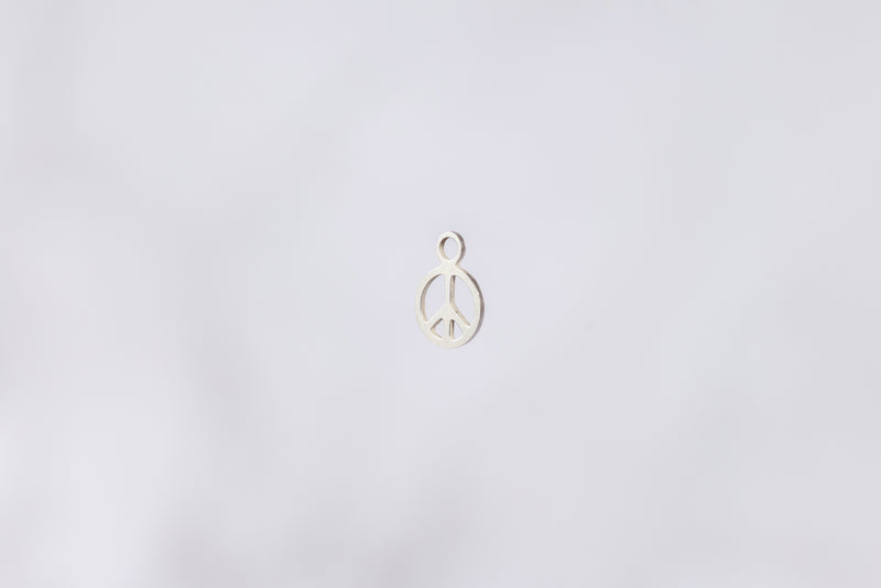 Load image into Gallery viewer, Peace Charm - Sterling Silver
