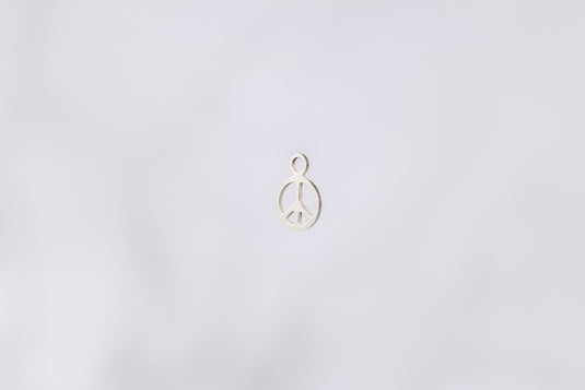 Peace Charm - Sterling Silver