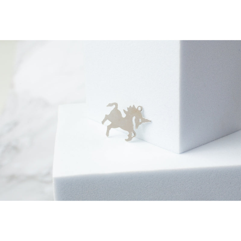 Load image into Gallery viewer, Unicorn Charm- Sterling Silver
