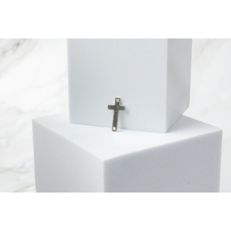 Load image into Gallery viewer, Sterling Silver  Silver  cross  charm
