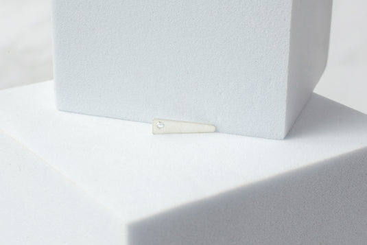 Triangle Charm - Sterling Silver