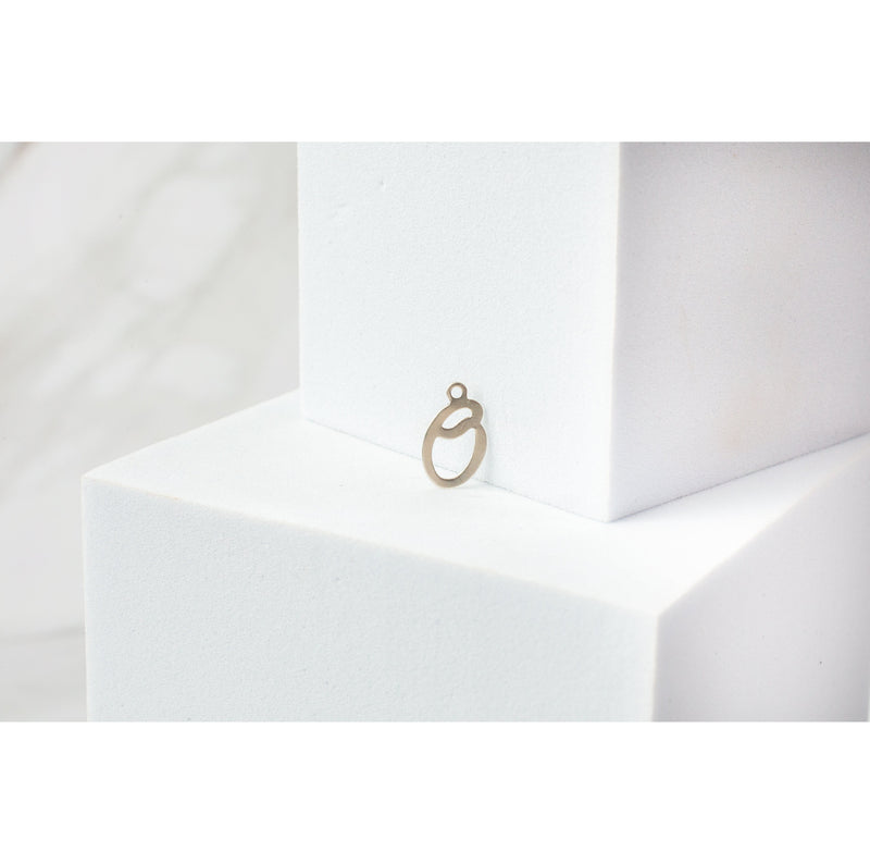 Load image into Gallery viewer, Sterling Silver  Letter  Cursive  charm
