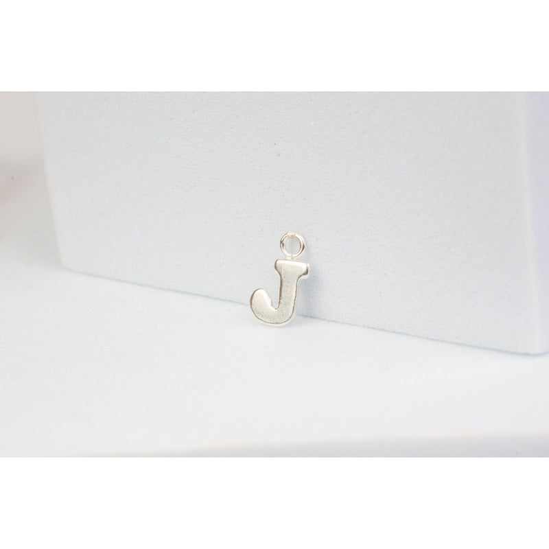 Load image into Gallery viewer, Sterling Silver  Letter  charm block style permanent jewelry supplies
