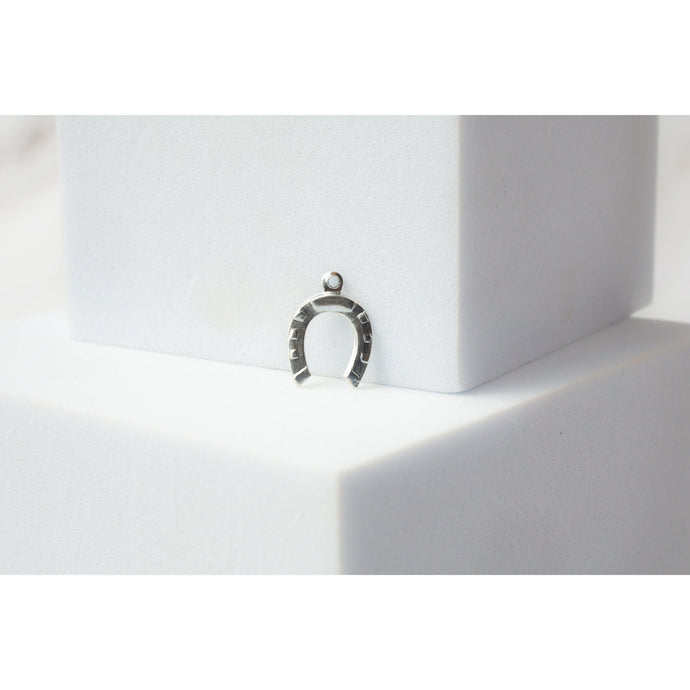 Sterling Silver  Silver  horseshoe  charm