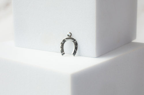 Horseshoe Charm - Sterling Silver