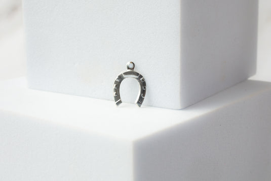Horseshoe Charm - Sterling Silver