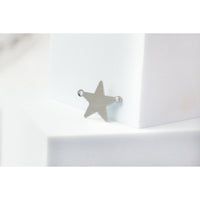 Sterling Silver  star  Silver  charm