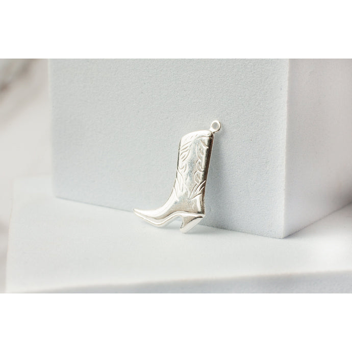 Sterling Silver  Silver  cowboy boot  charm  boot