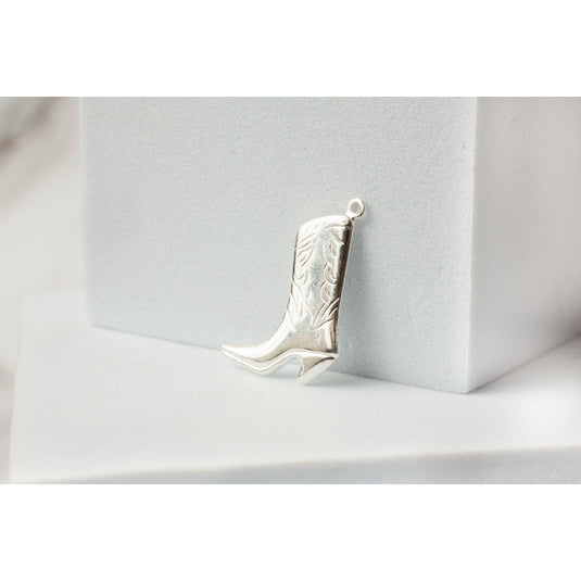 Sterling Silver  Silver  cowboy boot  charm  boot