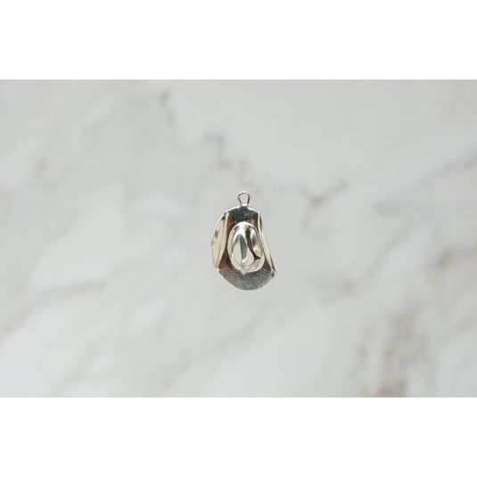 Cowboy Hat Charm - Sterling Silver