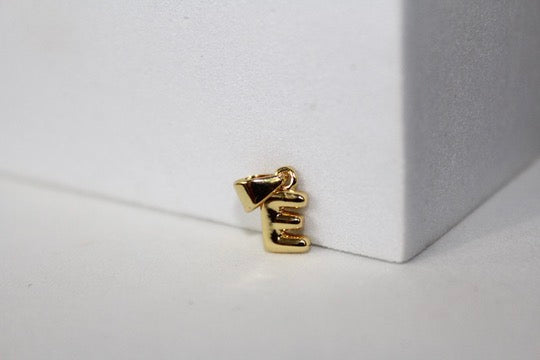 Load image into Gallery viewer, Bubble Letter Charms - Gold Plated
