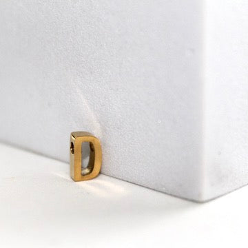 Load image into Gallery viewer, Simple Letter Charm - 14K Gold Filled (Yellow)
