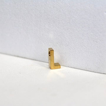 Load image into Gallery viewer, Simple Letter Charm - 14K Gold Filled (Yellow)
