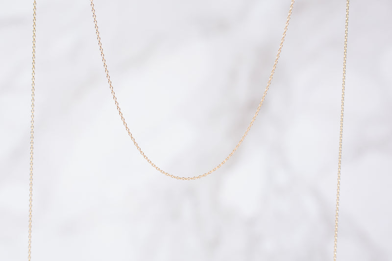 Load image into Gallery viewer, Yellow Gold  yellow  Oval Link  Oval Chain  oval  Gold Chain  Gold  dup-review-publication  cable chain  cable  14k gold chain  14k Gold
