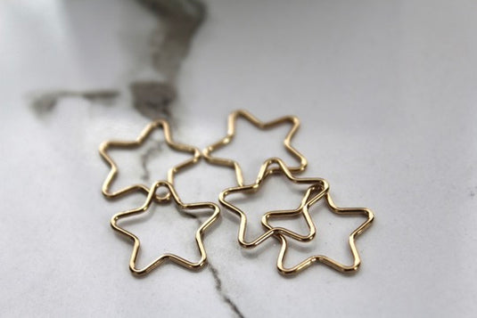 Large Star Outline - 14K Gold Filled