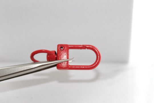 Load image into Gallery viewer, Red Oversized Metal Lobster Clasp - Plated
