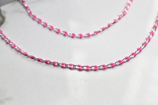 Pixie - Sterling Silver Enamel (Pink)