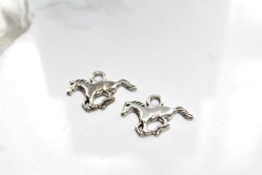 Load image into Gallery viewer, Horse Charm - Silver Plated
