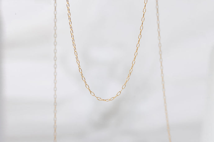 Yellow Gold  Oval Link  Oval Chain  Gold Filled  Gold Chain