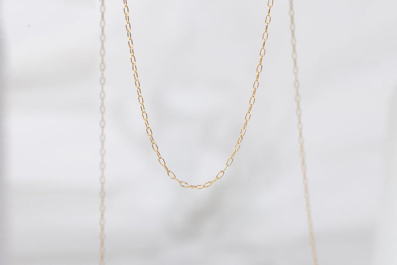 Load image into Gallery viewer, Yellow Gold  Oval Link  Oval Chain  Gold Filled  Gold Chain
