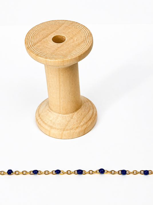 Cobalt - 18K Gold PVD Stainless Steel (Blue)
