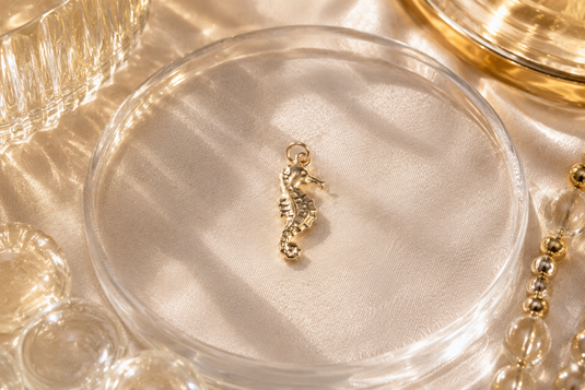 Sheldon - Seahorse Charm 18K Gold PVD