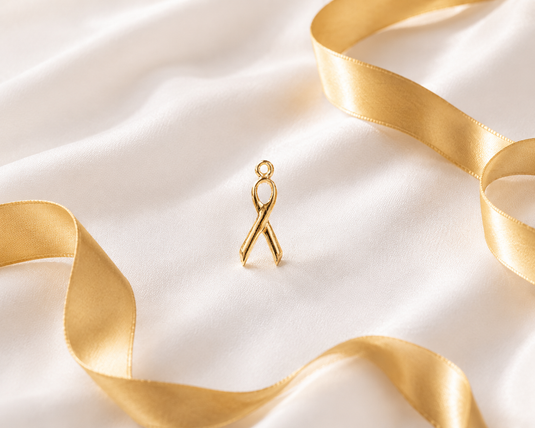 Ribbon Charm - 14K Gold Filled (Yellow)