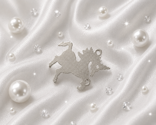 Charm de unicornio - Plata de ley 