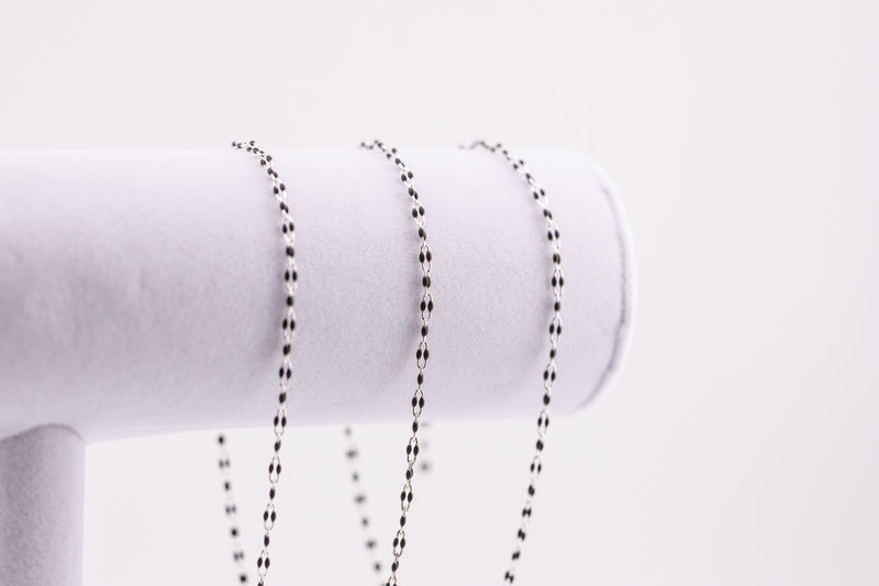 Load image into Gallery viewer, Cole - Sterling Silver Enamel (Black)
