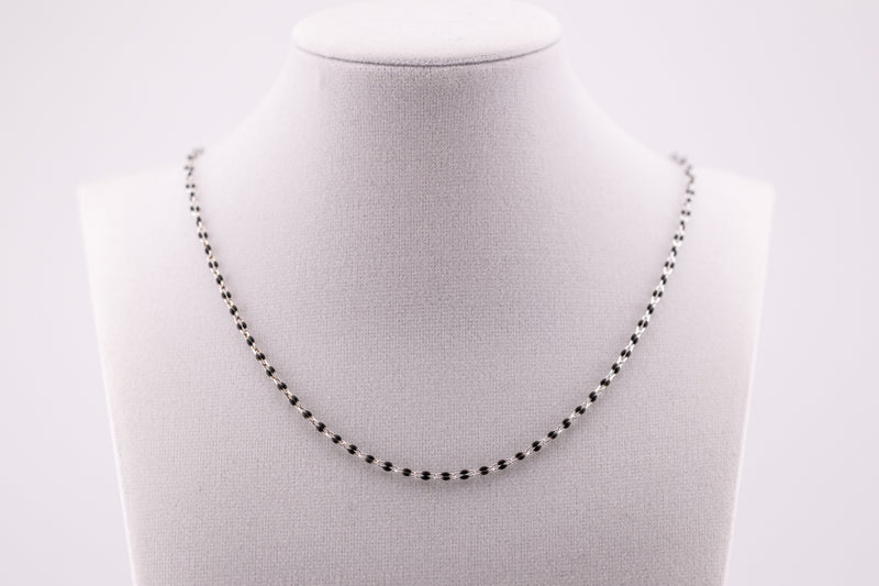 Load image into Gallery viewer, Cole - Sterling Silver Enamel (Black)
