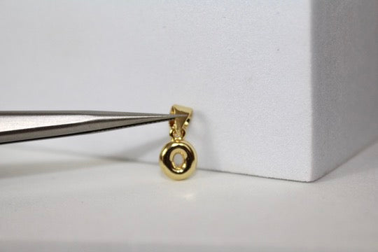 Load image into Gallery viewer, Bubble Letter Charms - Gold Plated
